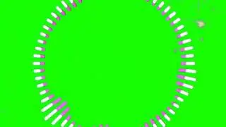 Green screen spectrum music DJ