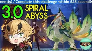 3.0 Spiral Abyss Is Way Fun =) | All New Floor 9 -12 | Genshin Impact