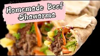 How to Make Homemade SHAWARMA (Filipino Style) | Myrel G