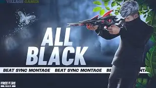 All Black Free Fire Montage 🥵 || Instagram Trending Song Edited Montage || DGVILLAGEGAMER