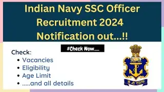 Indian Navy SSC Officer Recruitment 2024