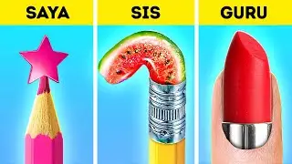 TANTANGAN MENGGAMBAR FANTASTIS || Trik dan Kerajinan Seni yang Luar Biasa Oleh 123 GO!