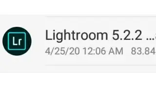 .New varson lightroom 5.2.2.apk