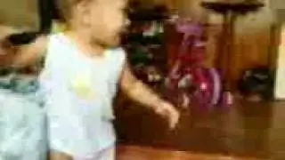 Euwan trying to walk---forcing to walk 2