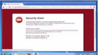 Scareware websites in chrome, firefox and internet explorer