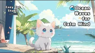 Ocean Waves & Acoustic Guitar & Piano for Calm Mind 🌊🎸🎹