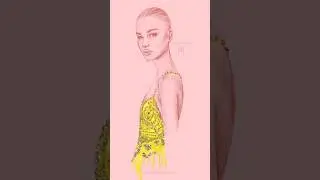 Digital fashion illustration
