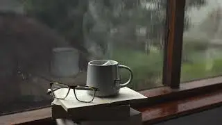 30 minutes of rain sounds with a cup of tea 🫖 🌧️ #rainsounds #relax #30minsleepmusic #asmr #rainyday