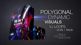 Polygonal Dynamic Visuals VJ Loops Pack