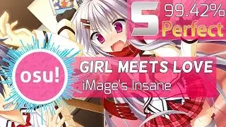 osu!  Katakiri Rekka & Suzuyu - Girl meets Love [iMage's Insane] HD,FC 99.42%