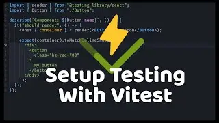 How To Build a React UI Library ep4: Testing With Vitest And React Testing Library