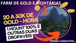 FARM DE GOLD INSANO - 20 A 30K POR HORA - MONTÁRIAS 100% - MONTÁRIAS DROPÁVEL E VÁRIAS MASCOTES!!