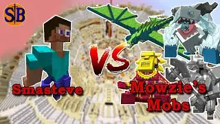 Smasteve vs Mowzie's Mobs | Minecraft Mob Battle