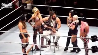 WWE Elia's concert with Alexa Bliss, Riott Squad & Alicia Fox in Madrid