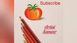 Pencil Shading Tomato 🍅 | Nature Drawing | #like #subscribe #love
