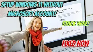 How To Bypass Windows 11 Internet Connection & Microsoft Account Login During Setup