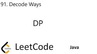 LeetCode 91 | Decode Ways | Dynamic Programming | Java