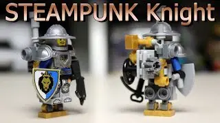 Steampunk Knight - сustom minifigures (MOC instruction)