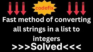 Fast method of converting all strings in a list to integers