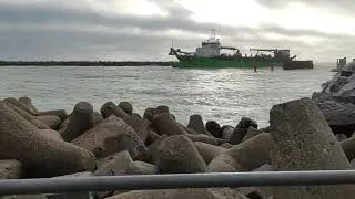 Klaipeda, 2022-11-12, some ship arrived