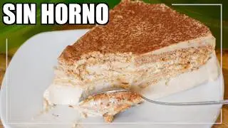 CARLOTA de CAFÉ 😍🎂☕️ Postre frío Sin horno, sin huevo y muy fácil de hacer. Receta # 1050