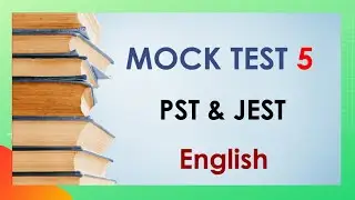 5th Mock Test || PST JEST ENGLISH ||PST JEST Mock Test