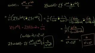 Differential Equations: Laplace Transform of Sines and Cosines