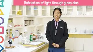 Refraction of light through glass slab I Imperial Educational Videos