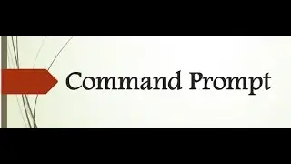 16. Command Prompt - list of commands