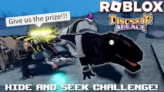 Hide And Seek Challenge! (Winner Gets A Prize!) | ROBLOX Dinosaur Arcade