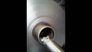 Расточные работы по металлу на токарном станке. #Производство #shortvideo #shorts #short