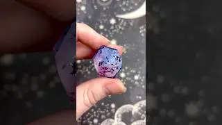 A fragment of the sky drifting down from the atmosphere and into your hands ☁️✨ #dice #art #craft