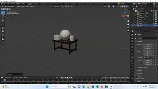 How to Add a Cube, UV Sphere, and Cylinder on a Table and Apply Different Image Textures.