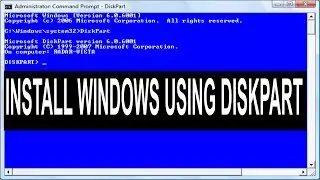 How to Install Windows 10 Using Diskpart Method ?? Clean installation Using Recovery Media !!
