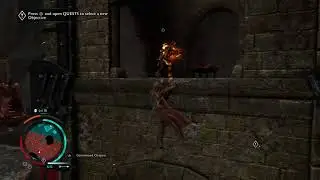 Shadow Of War: Orc Sets Self On Fire, Leaps To His Death