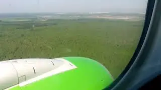 Boeing 737-800 VQ BMG  посадка в Домодедово