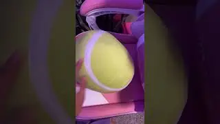 Not an ordinary tennis ball… #cute #toys #fyp