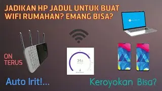 Jadikan Blackberry Jadul Buat Wifi Rumahan, Kecepatan Bikin Mlongo! Auto irit?