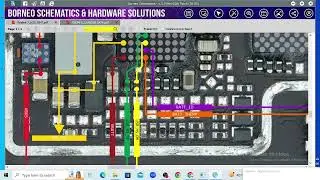 MI 8/8A (dual) charging way hand solution schematic diagram