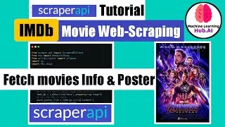 Scraper API Tutorial | Fetch IMDB Movie Poster & Info | 