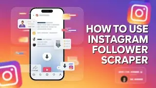 How to use Instagram Follower Scraper | #1 IG Follower Lead Generator & Email  Extractor |  LeadStal