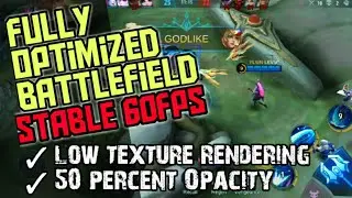 Fully Optimized Battlefield Stable 60fps | MLBB CONFIG & SCRIPT