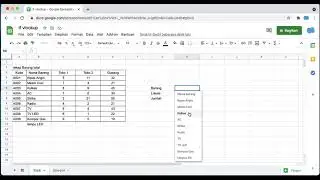 Kombinasi If dan Vlookup tutorial, if and Vlookup tutorial Google Spreadsheet, rumus if dan vlookup