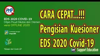 EDS 2020 Covid-19 == CARA PENGISIAN KUESIONER (Metode Sharing Jaringan Lokal Offline).