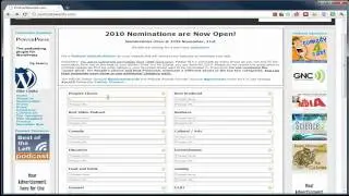 2010 Podcast Awards!! Do I Have Your Vote?