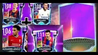 OMG!!! ВЫПАЛ 111 COUTINHO!!! ЗАБРАЛ КУЧУ ИГРАКОВ 105+!!!    КРУЧУ РУЛЕТКУ В FIFA MOBILE 21!!!