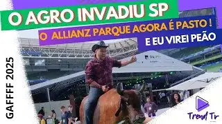 O Allianz Parque virou fazenda com Modão, Tombo no Touro Mecânico e Churrasco.