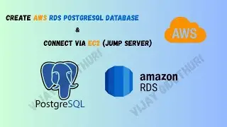 Create AWS RDS PostgreSQL Database & Connect via EC2 (Jump Server) | Step-by-Step Guide | AWS | RDS