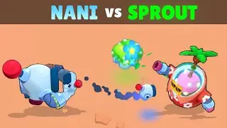 NANI vs SPROUT | 22 Tests | Best ROBOT in Brawl Stars?