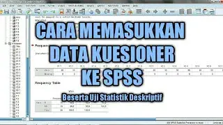 HOW TO ENTER QUESTIONNAIRE DATA INTO SPSS - Including Descriptive Statistical Tests